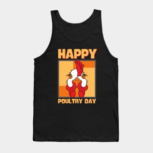 Happy Poultry Day-Funny Chicken Tank Top